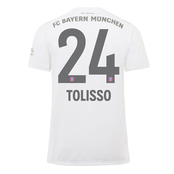Camiseta Bayern Munich NO.24 Tolisso Segunda equipo 2019-20 Blanco